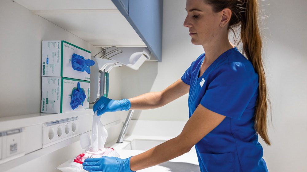 Use of rapid disinfection in the veterinary practice