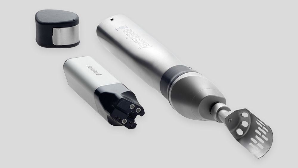 Acculan® 4 TPLO saw for operating on cruciate ligament ruptures in veterinary medicine