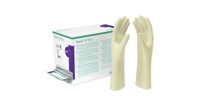 Vasco OP Grip sterile surgical gloves of B. Braun