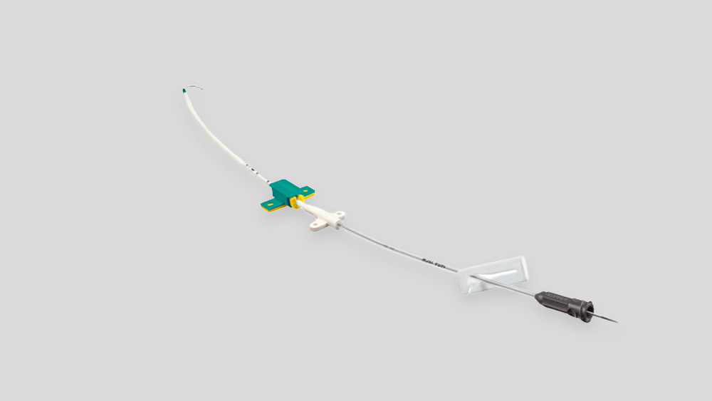 Central venous catheter for veterinary medicine