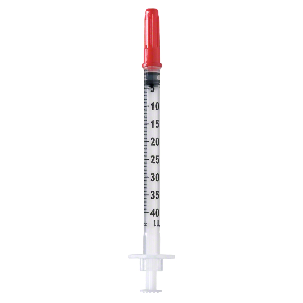 U40 shop insulin syringes